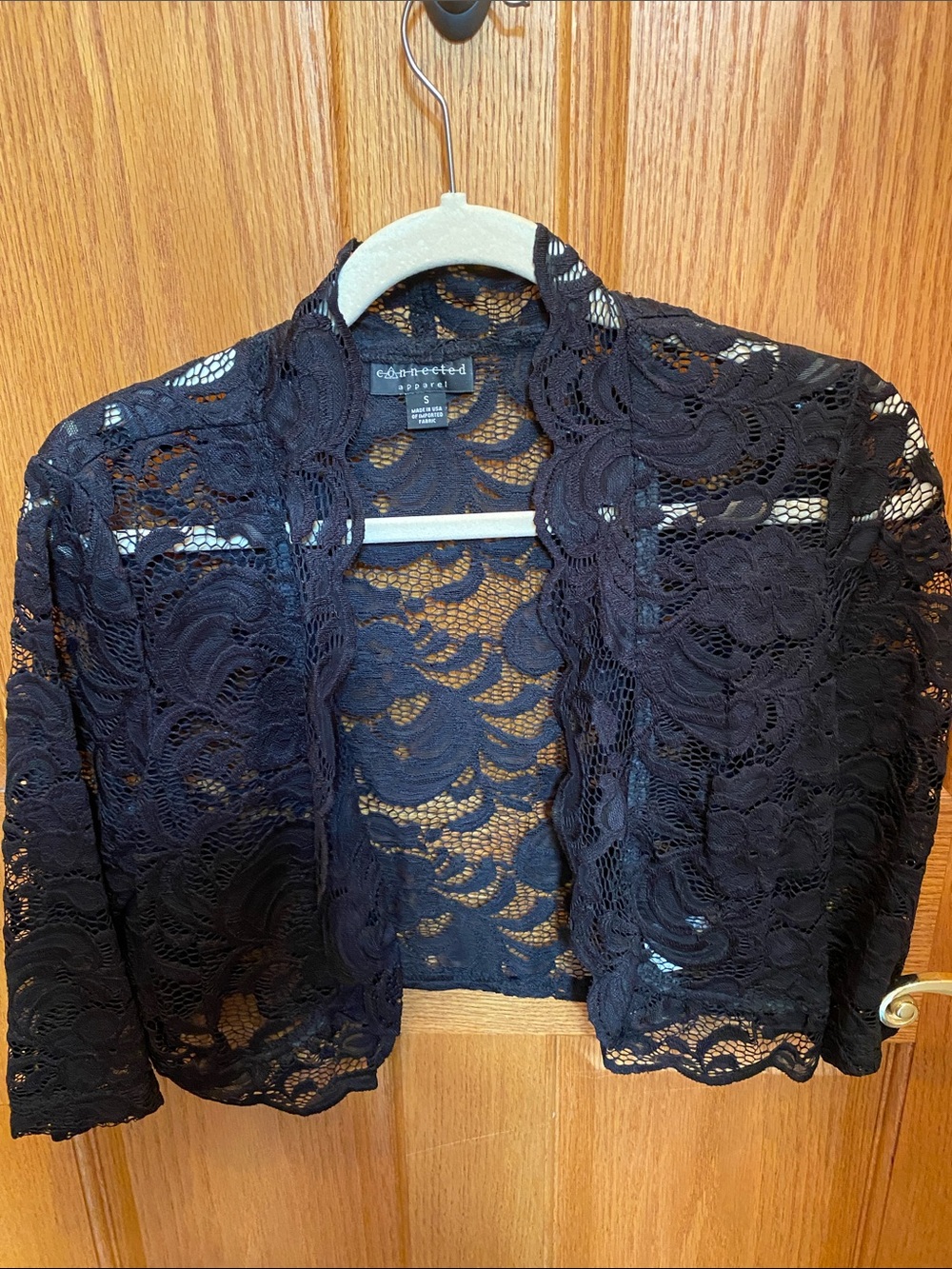 Connected Apparel Black Shrug
